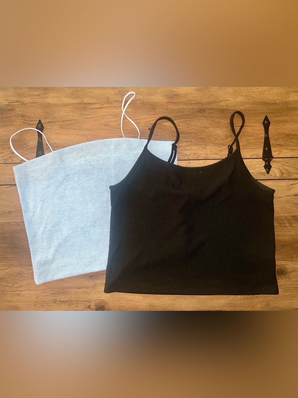 American Eagle Outfitters Large Ribbed Camisole Pair